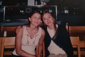 Lily as a Counsellor in 2002 with her student
